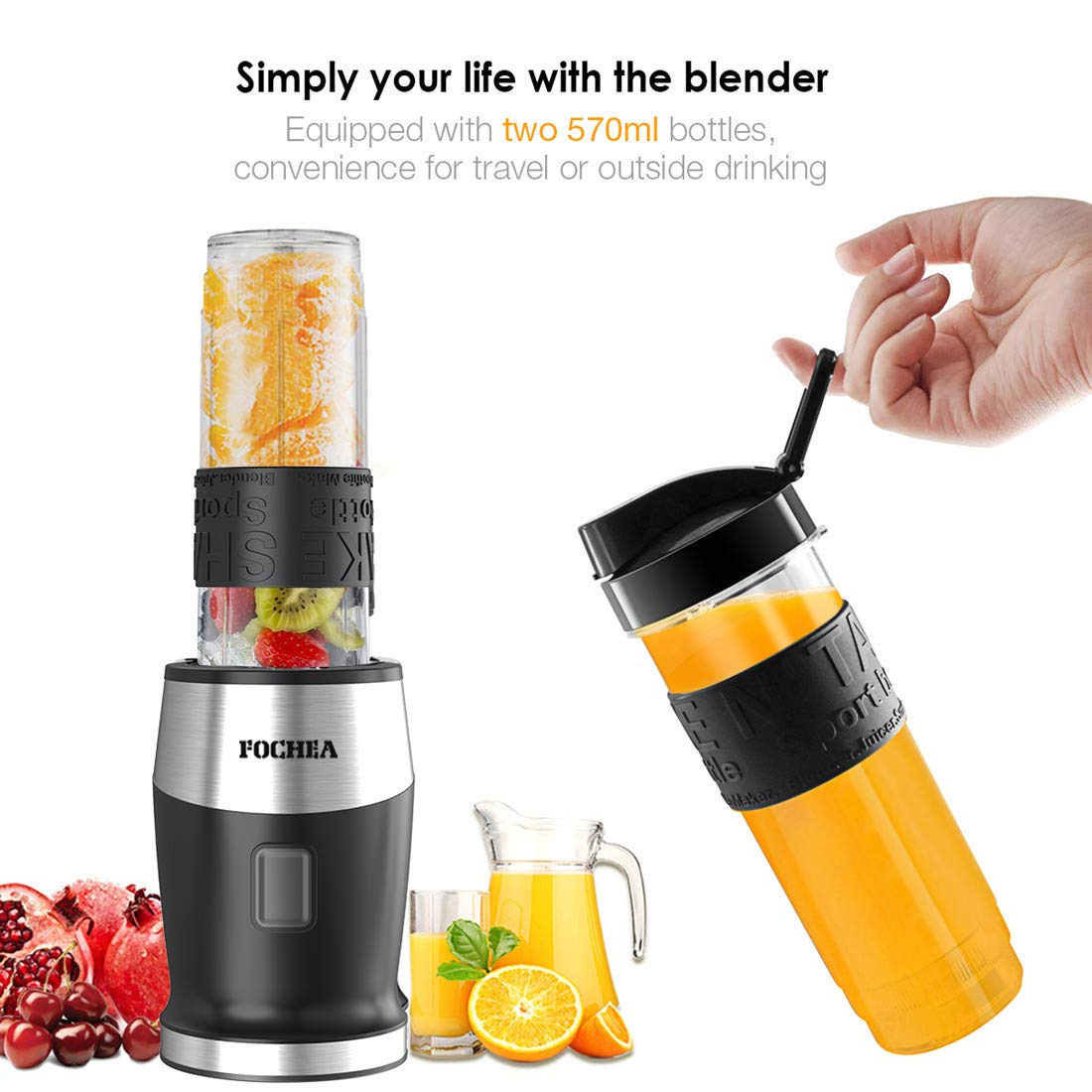 FOCHEA Smoothie Blender