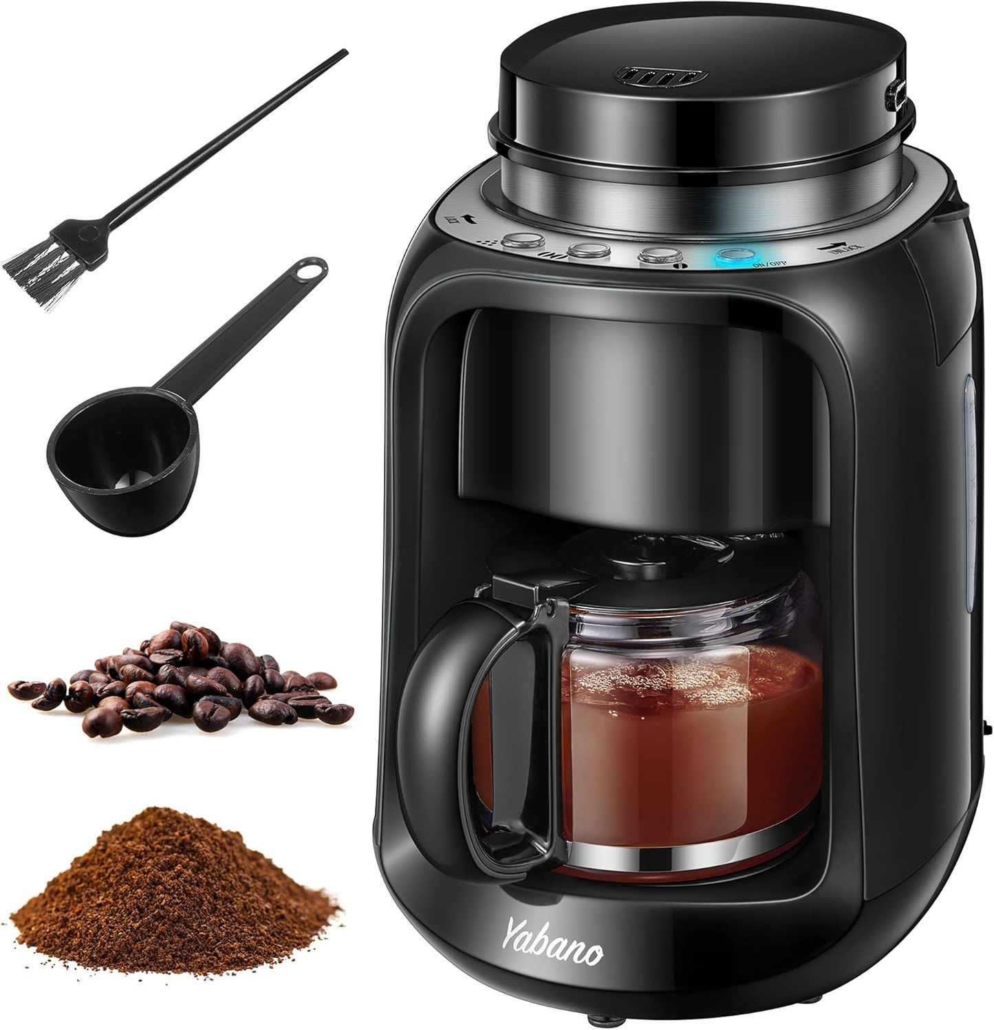 Yabano koffiezetapparaat 2 in 1 - 600ml