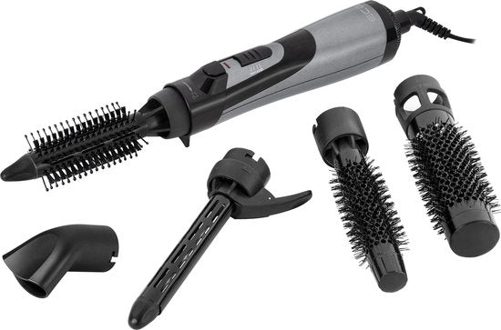 6 in 1 Set Haardroger - Föhn, Krul, Haar en Stijlborstel - Magic Brush - Multistyler Hetelucht Bor