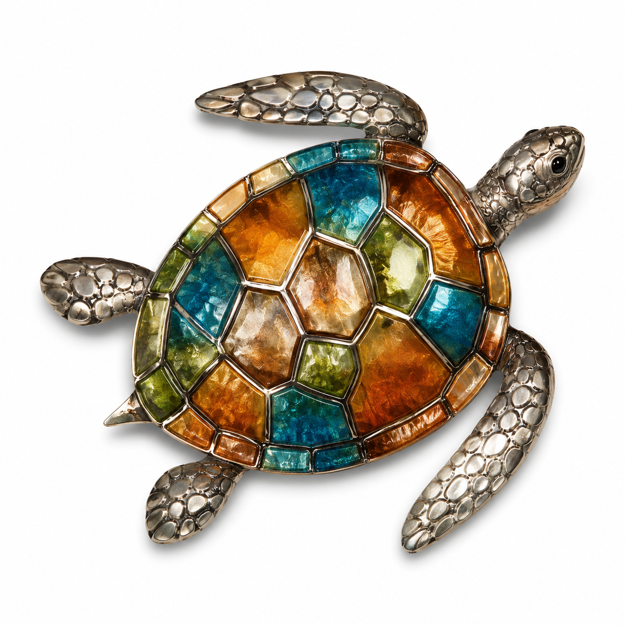 Kleurrijke Schildpad Muur - Tooarts