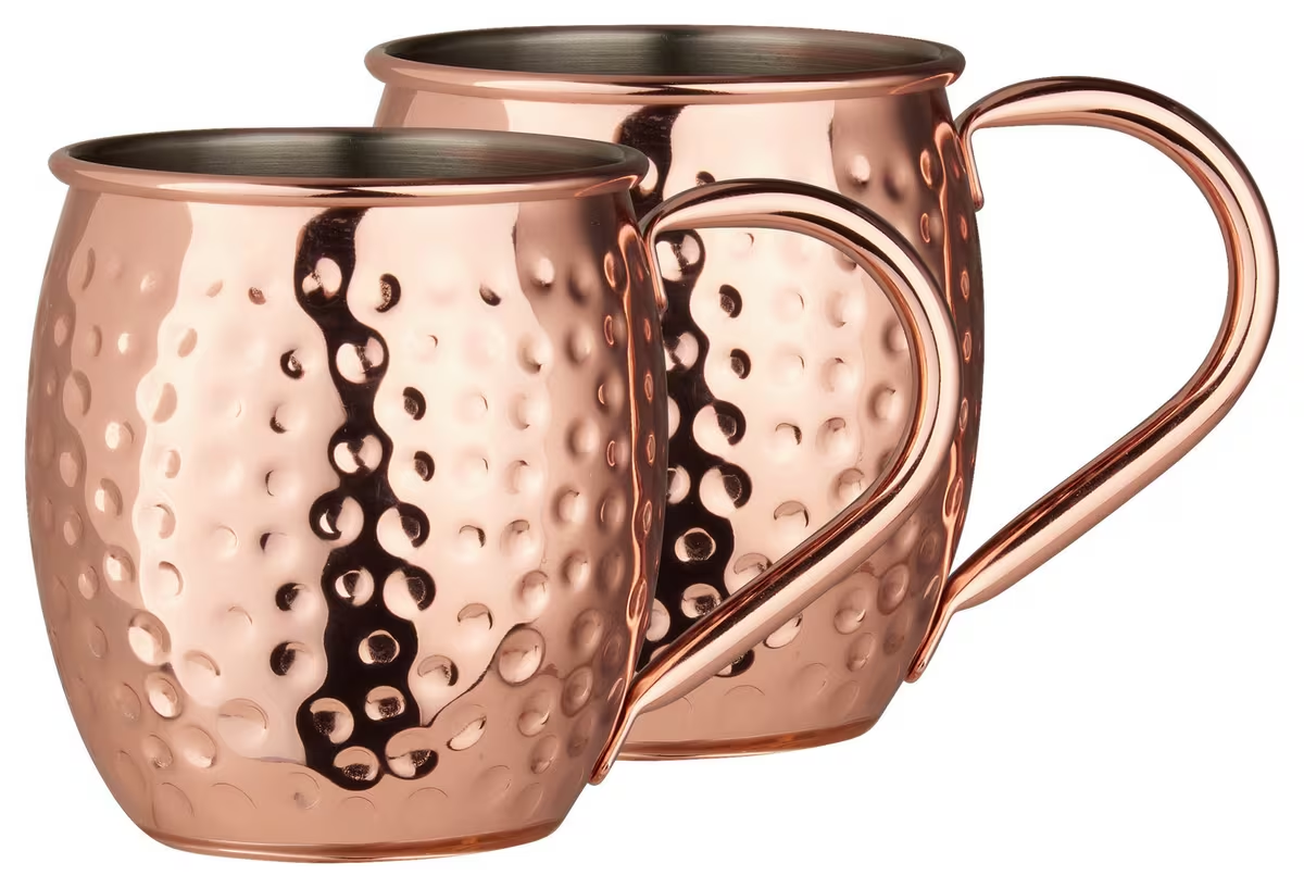 Moscow Mule Beker Set van 2