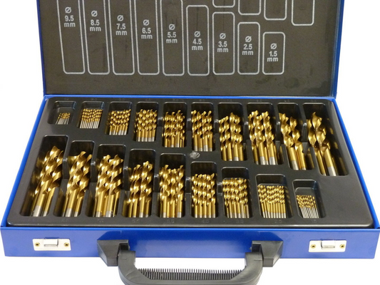 WT-406 HSS Spiraalboren set 170-delig