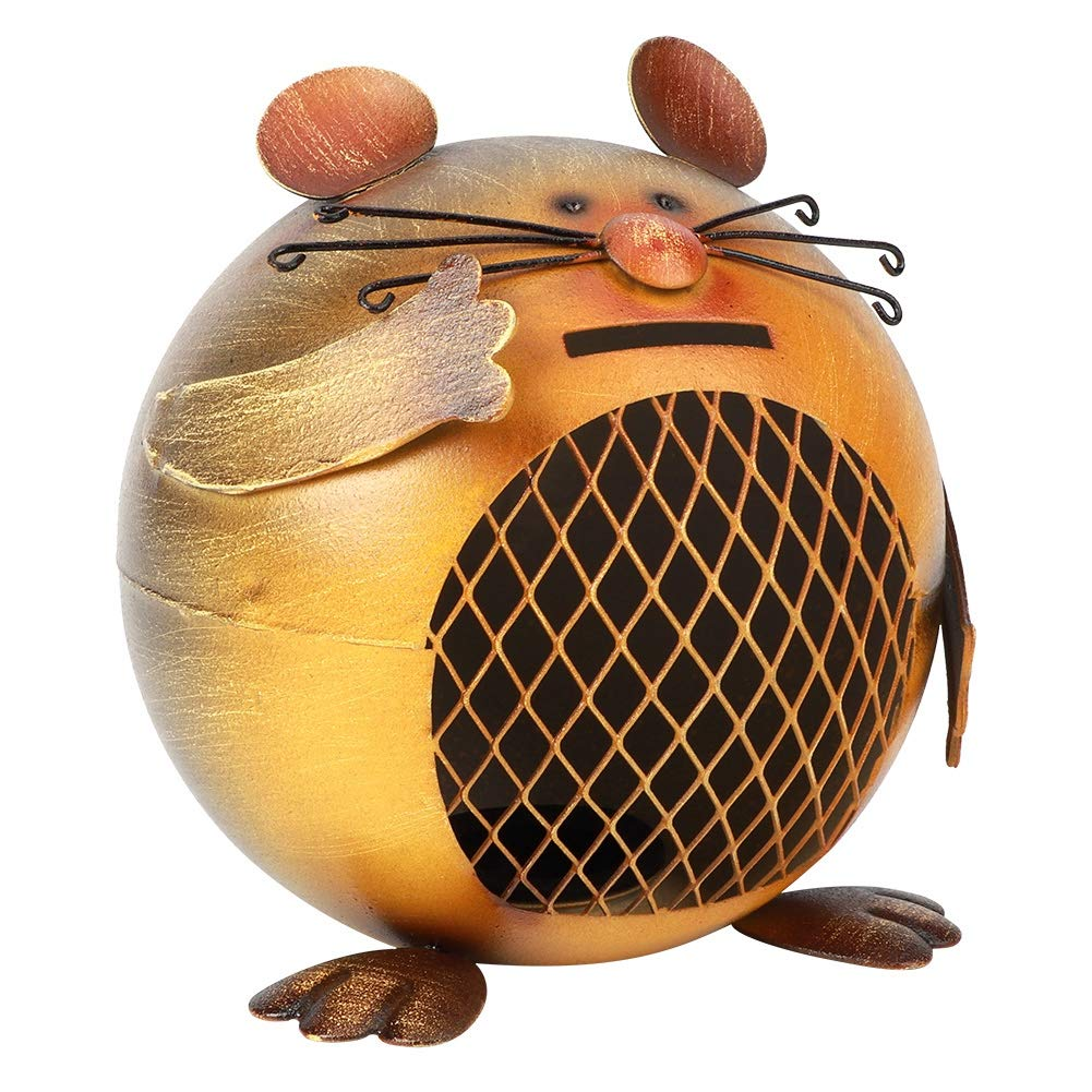 Metalen Spaarpot - Muis - Handgemaakt Design