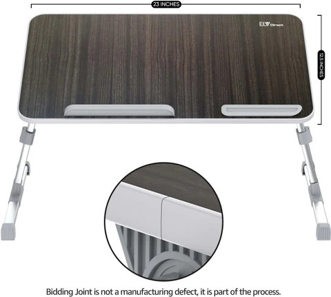 Laptoptafel - Inklapbaar en verstelbaar bedtafel - Laptopstandaard