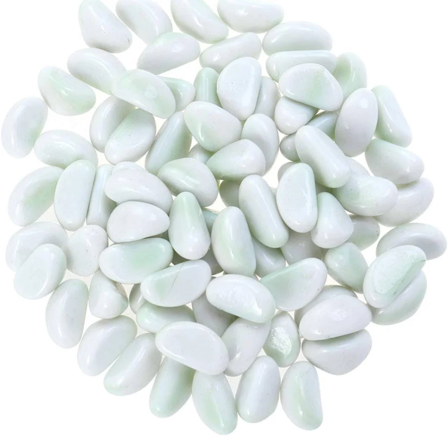 Decoratie Stenen - Pebbles - Aquarium Steentjes - Tuin Stenen - Wit