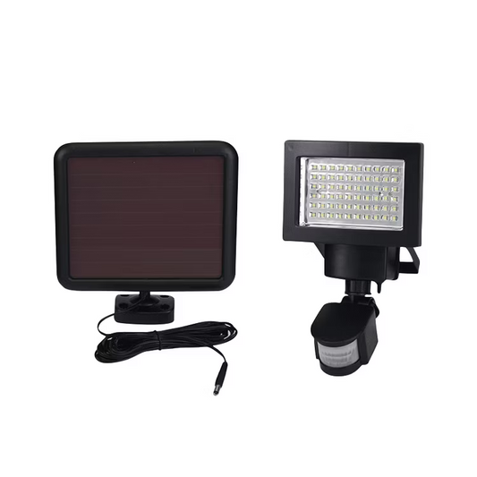 Solarspotlight met sensor LED – Zwart