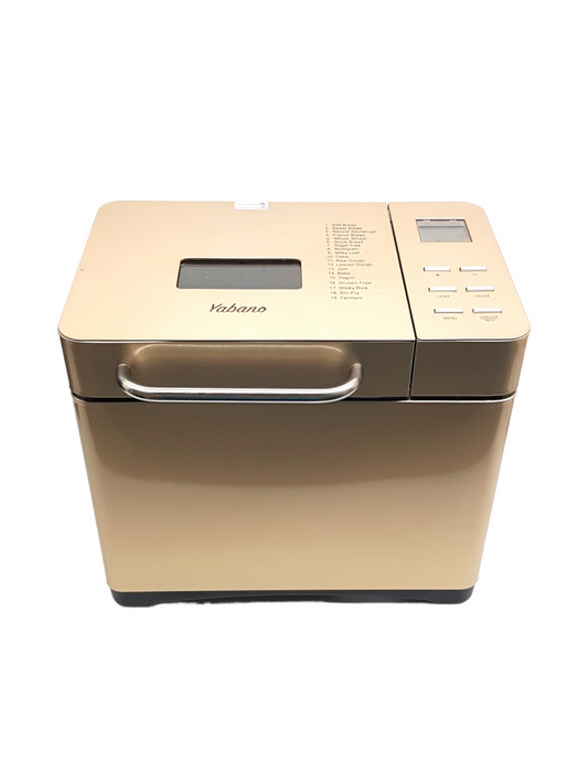 Yabano Broodbakmachine - Roestvrijstaal - 15 uur timer - 3 formaten